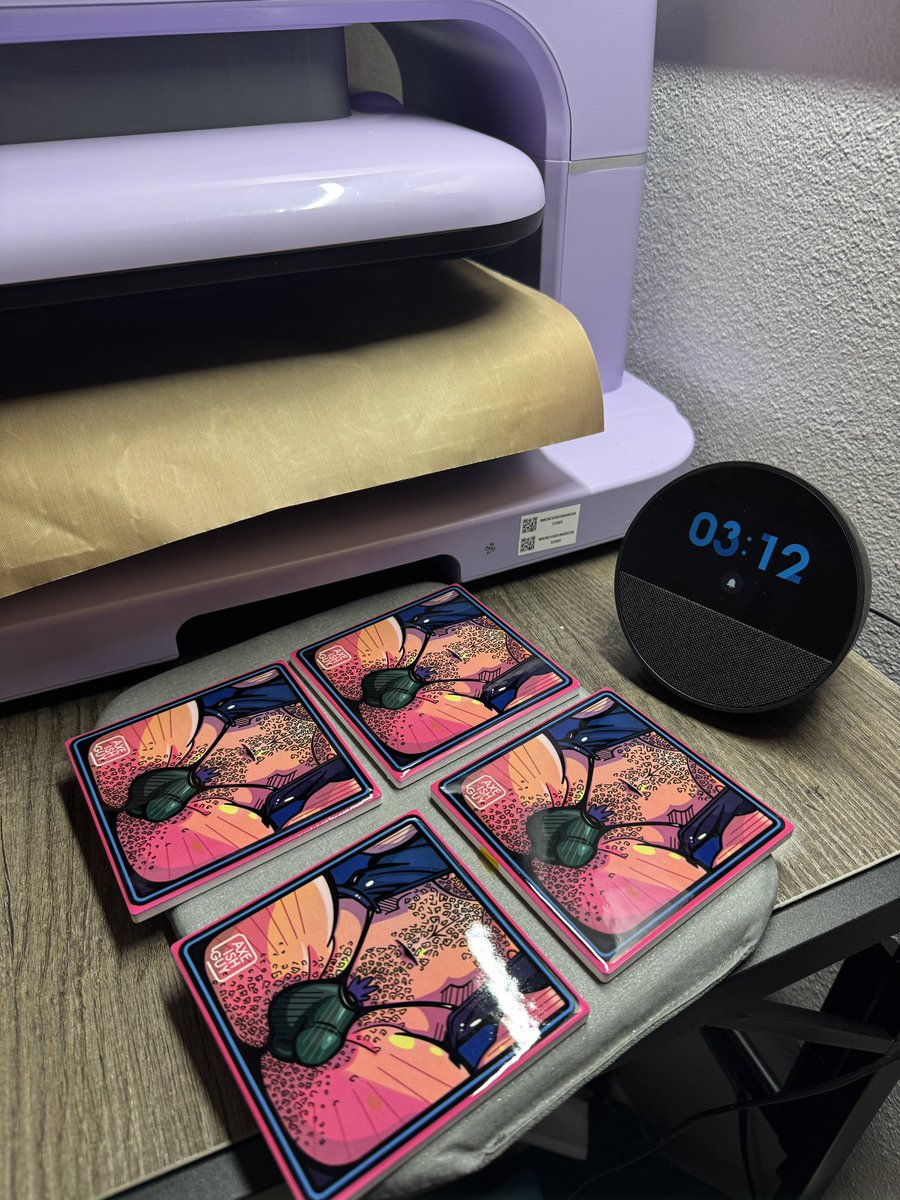 axeishguy's tweet photo. Restocking coasters  to my shop . Had 20 for each of set of 6 Hairy stamp ceramic  coasters and they were all almost gone by last month. 
I will add few more ( I make each of them myself via hand  from scratch with sublimation , ink transfer, blank tiles and cork base ) https://t.co/VPPTug2szZ