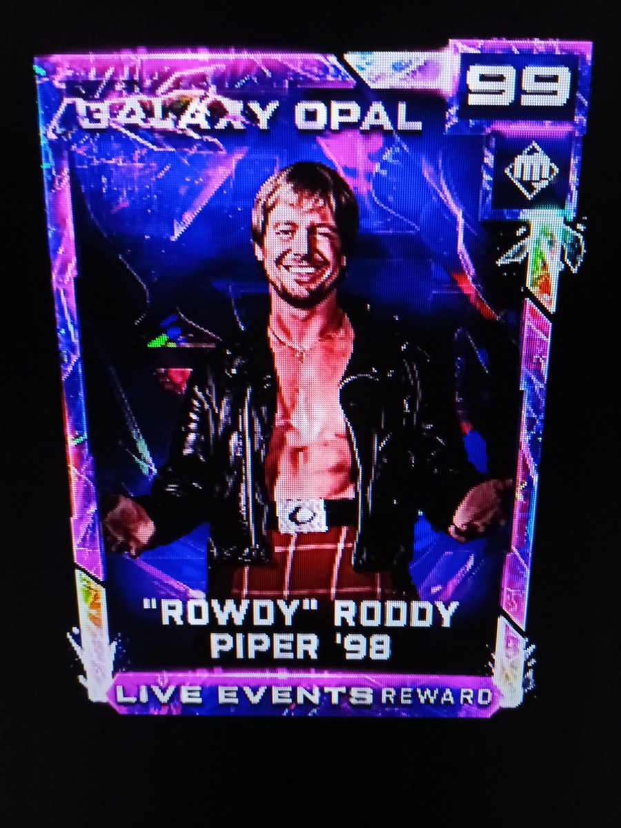 diazdjoseph's tweet photo. Rowdy Roddy Piper Galaxy Opal card completed ๐ #WWE #WWEMyFaction #WWEGames #WWE2K26 #RoddyPiper https://t.co/XkZ8OvpaUz