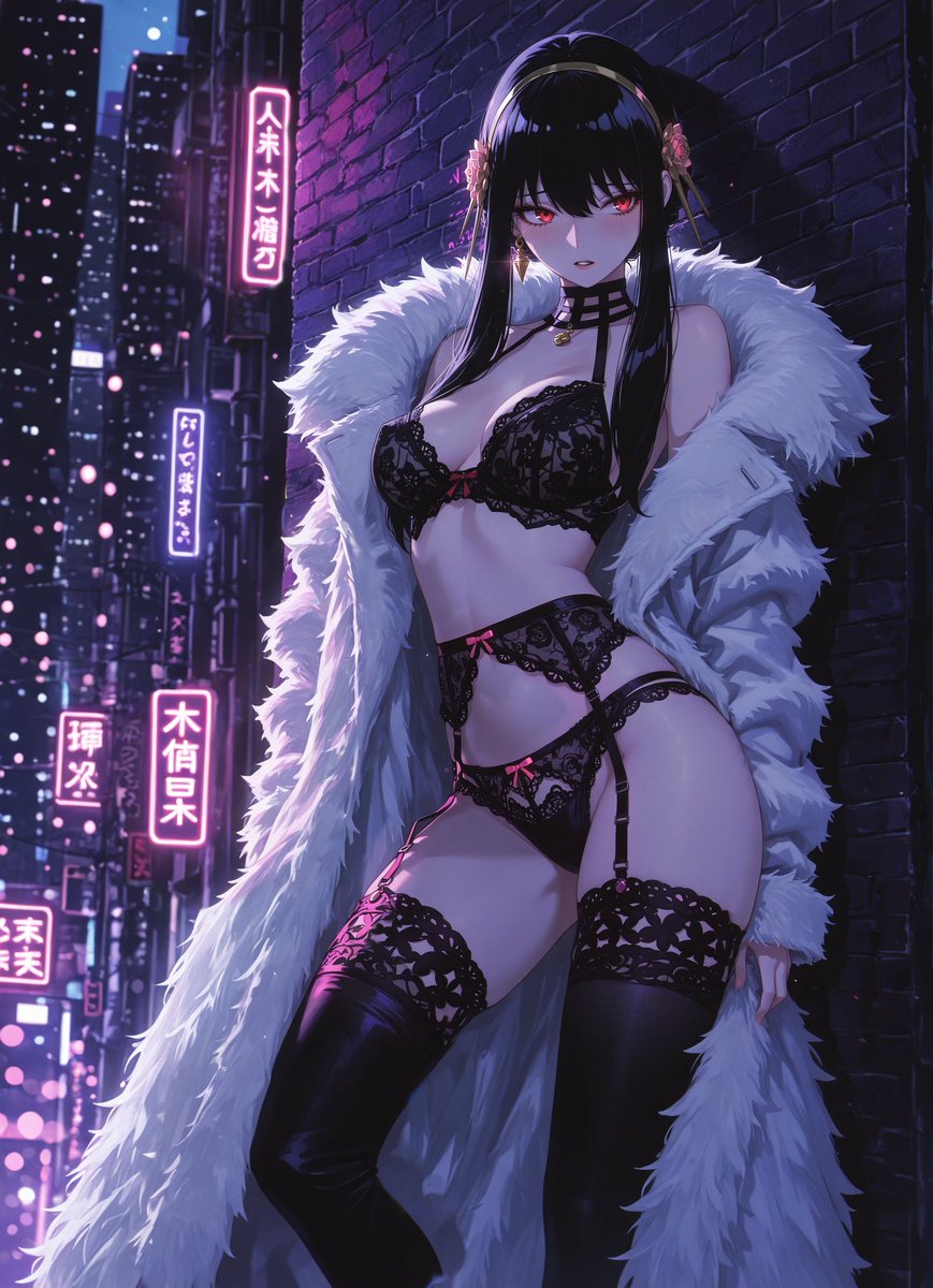 Kuroneko__x's tweet photo. Saturday Yor Fever 🖤 https://t.co/PVjEGk3MmW