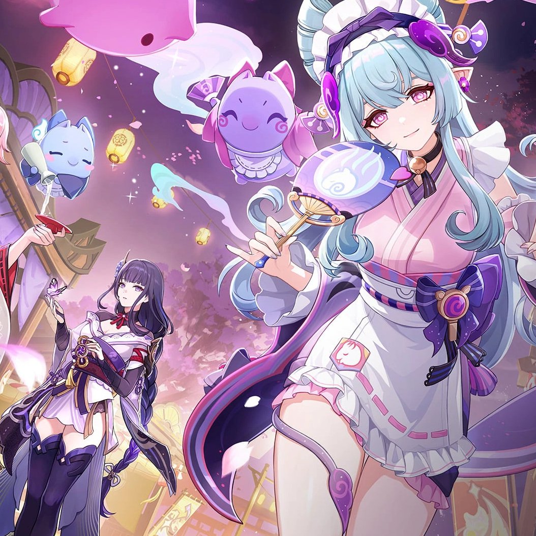 mizumewmew's tweet photo. A Lohen lo mencionan en misiones de arconte mucho antes de ser jugable, pelea junto a Rerir y aporta lore de Dottore, Mizuki era mencionada por los npc del balneario y cuando salió jugable tuvo un evento donde gracias a ella Ei puede superar su duelo, mientras Emilie no hizo NADA https://t.co/zgOB8kSvJY