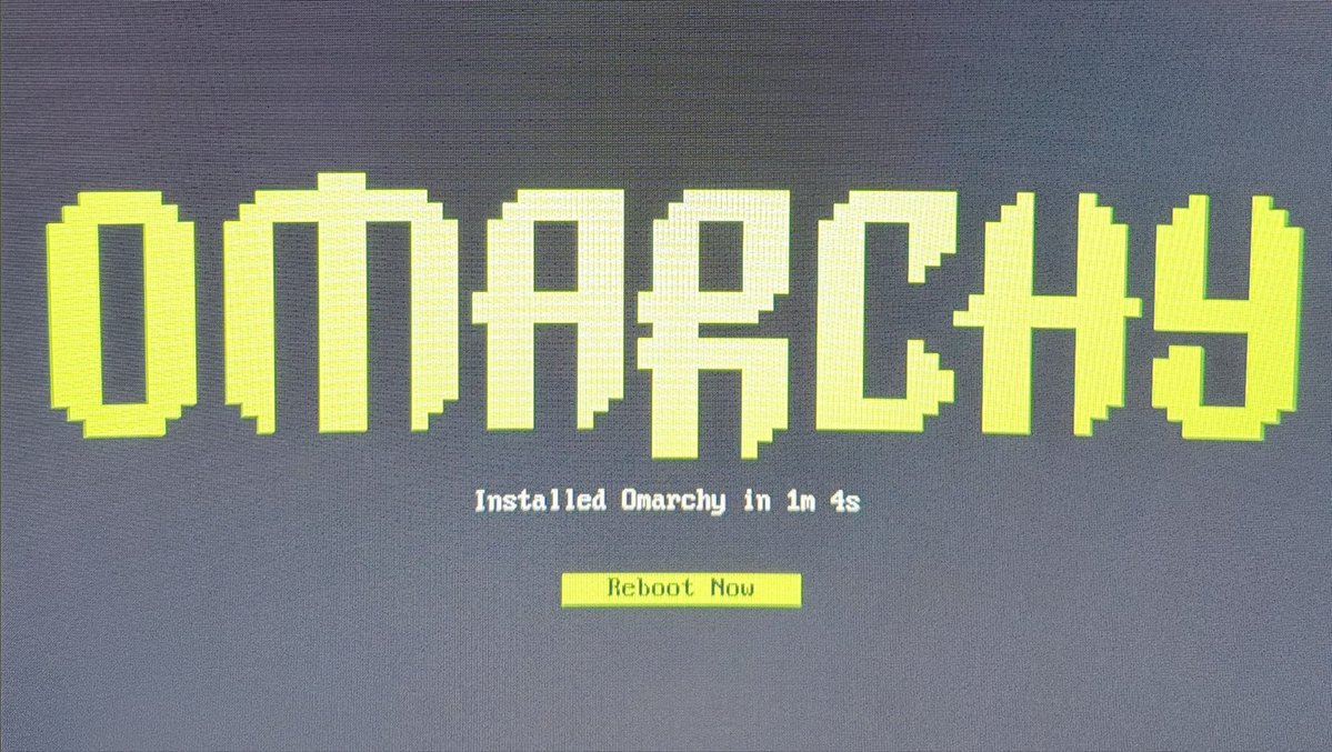 _mikr13's tweet photo. Joined @omarchy in 1m 4s 🤯 
@dhh is this a record or something? https://t.co/nb0ejicqeh
