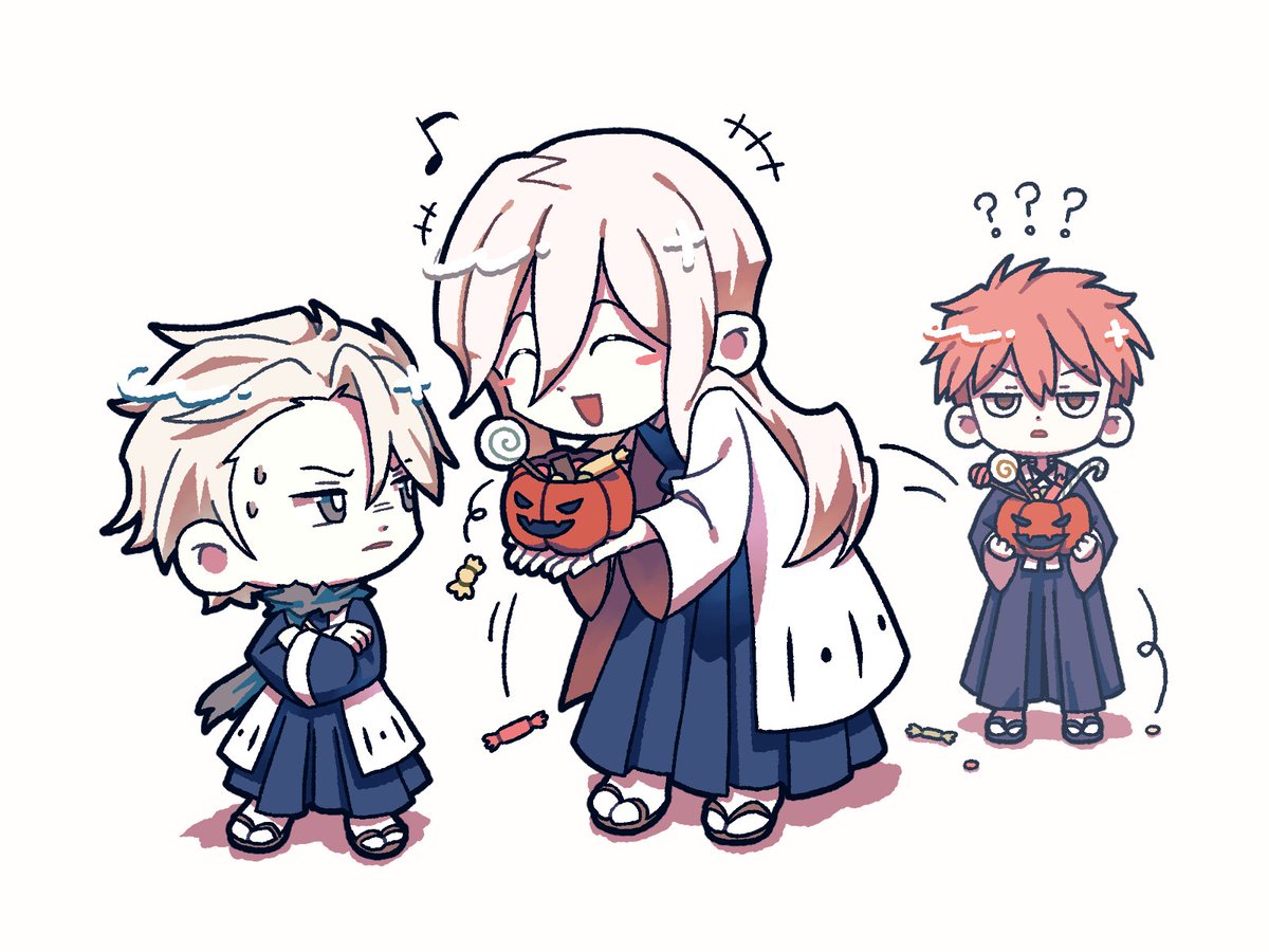 Celestine_Draw's tweet photo. 🎃아이들(?) 에게는 사탕을🍬🍭
#BLEACH https://t.co/9npwb9sig4