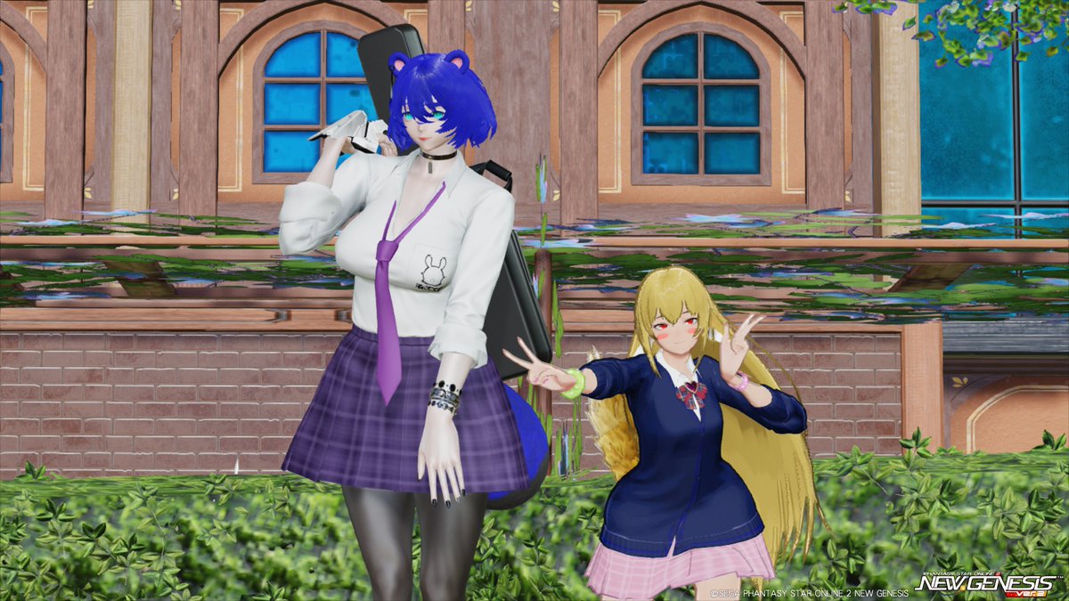 eighth1's tweet photo. #PSO2NGS_S︎S 
#青春制服集会　その２ https://t.co/tBWWFZC4l8