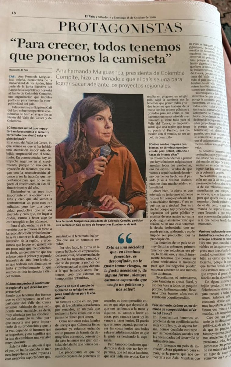 ColombiaCompite's tweet photo. #ColombiaCompiteEnMedios 📰🗞 https://t.co/JBWnl37xFJ