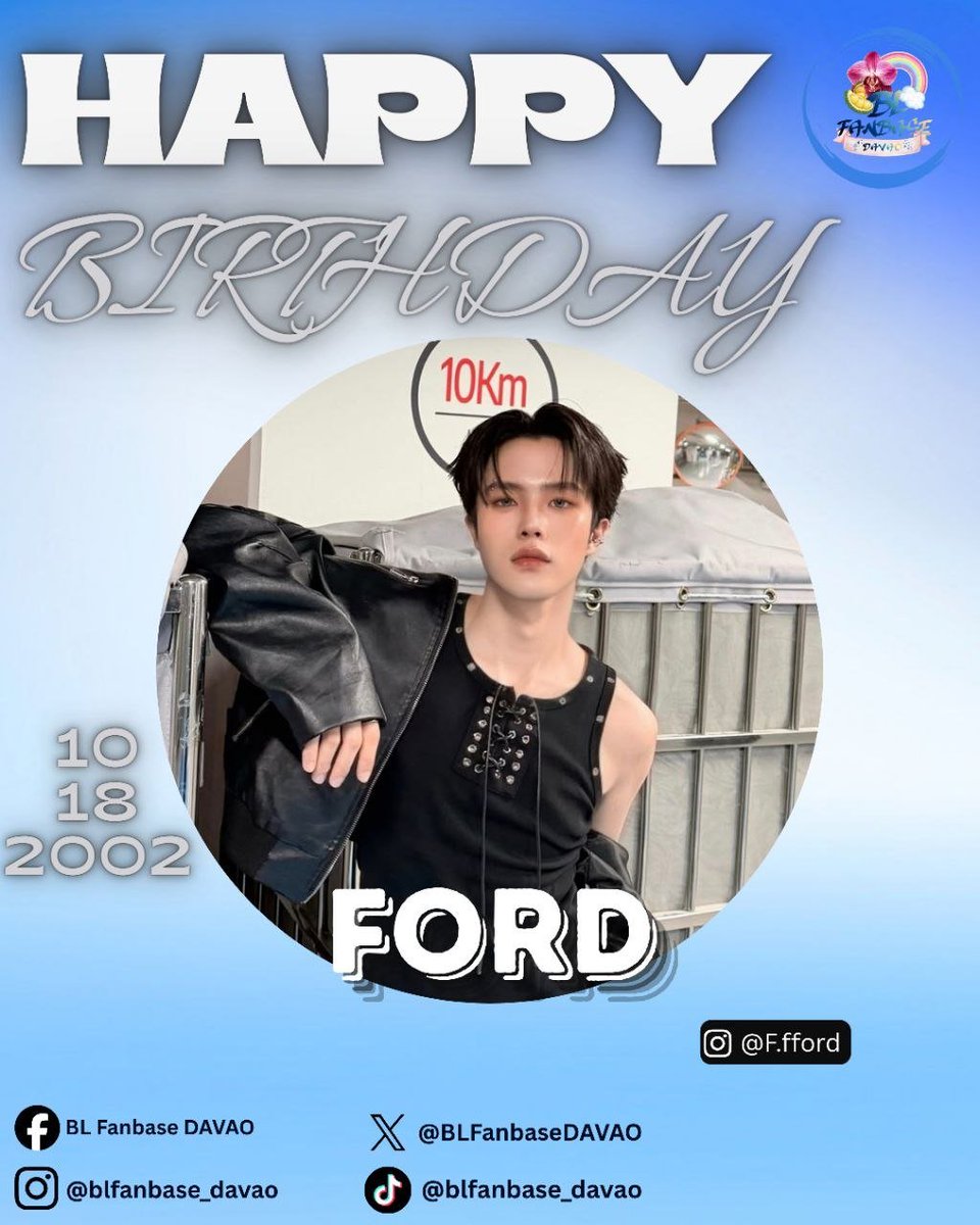 BLFanbaseDAVAO's tweet photo. HAPPY BIRTHDAY, FORD! 🎂 https://t.co/PQm8gqwYIe