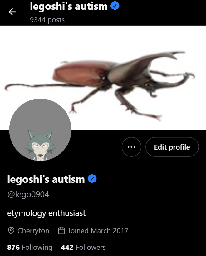 SquishySeason's tweet photo. i had a dream i found a twitter account called "legoshi's autism" so i decided to recreate it here #beastarsfanart https://t.co/VGNcZQH9Xu