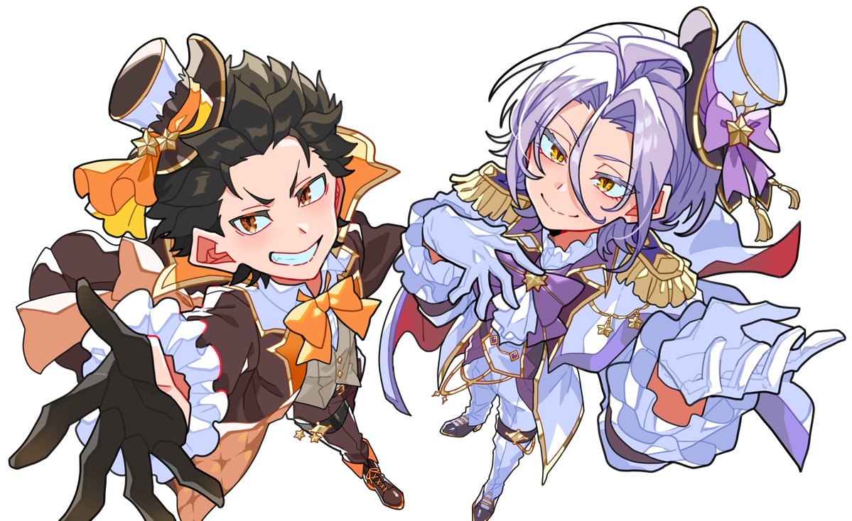 sisyamomanjyu's tweet photo. まだ背景も描く予定だけど舞台衣装スバユリあげて寝る https://t.co/k60F4ErMZE