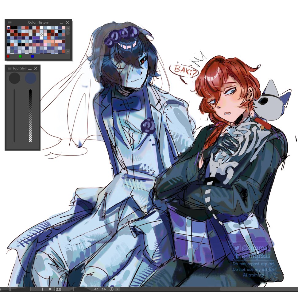 mqrss_'s tweet photo. quick doodle + info about the AU below ! https://t.co/VJl9aWQ6I3
