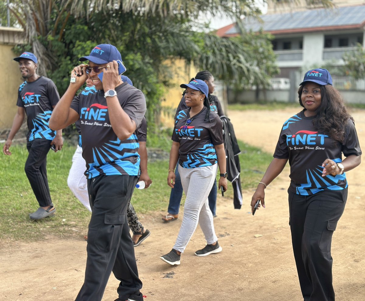 FinetMobile's tweet photo. ⚽👏 WHEN LEADERSHIP TAKES TO THE PITCH!

Who says the fun stops with the final whistle? 😄

Our MD and ED joined the action, giving us another unforgettable moment from the FINET Staff Novelty Match as we wrapped up our Customer Service Week 2026 celebrations.

At FINET, great teamwork goes beyond the workplace! 💙❤️

#FINET #TeamFINET #StaffNoveltyMatch #CustomerServiceWeek2026 #TheExtraMile