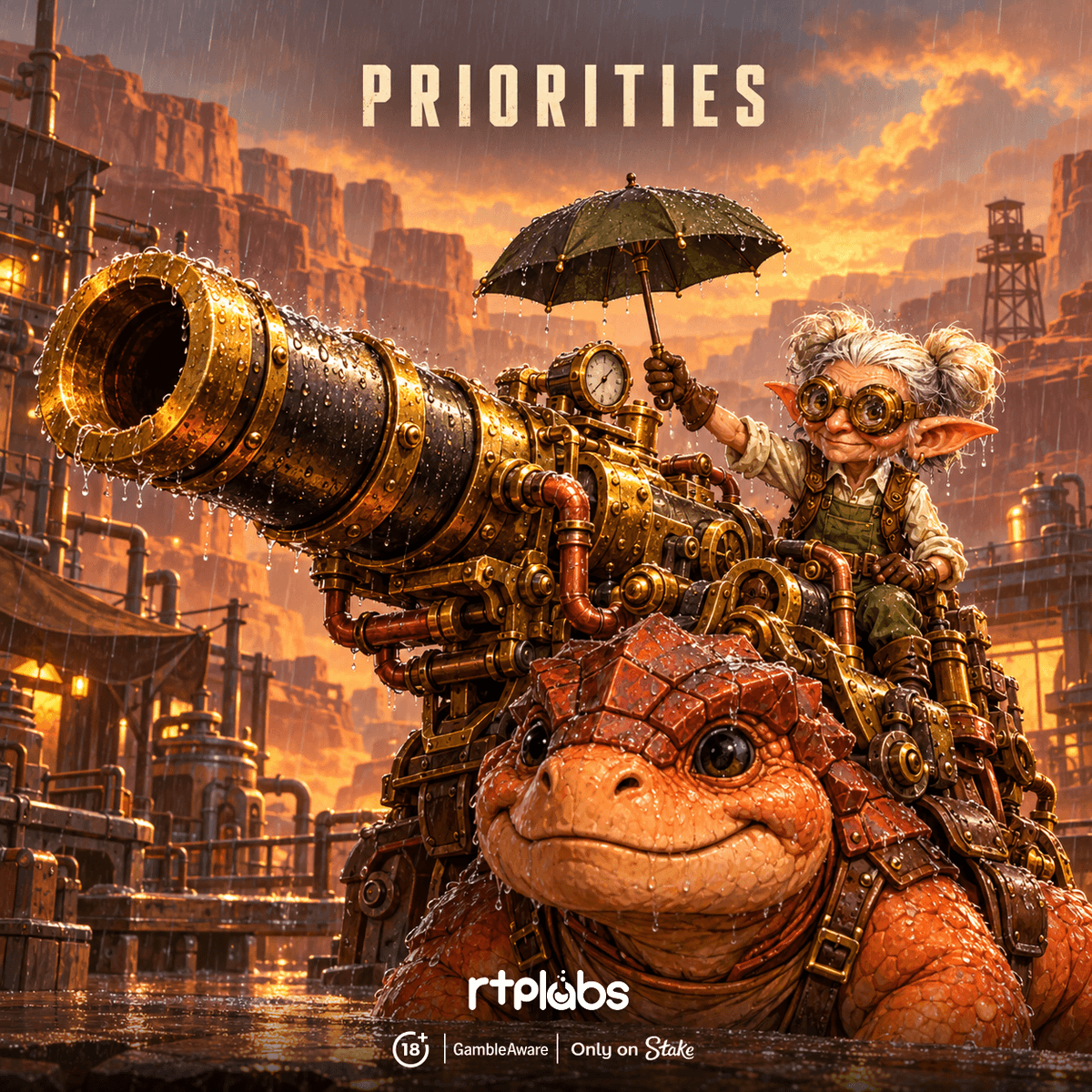 rtplabs's tweet photo. The cannon gets an umbrella. Apparently everyone else is waterproof.

https://t.co/SKUXaR3qIu

18+ | Please gamble responsibly. https://t.co/fxg6bCEPhi