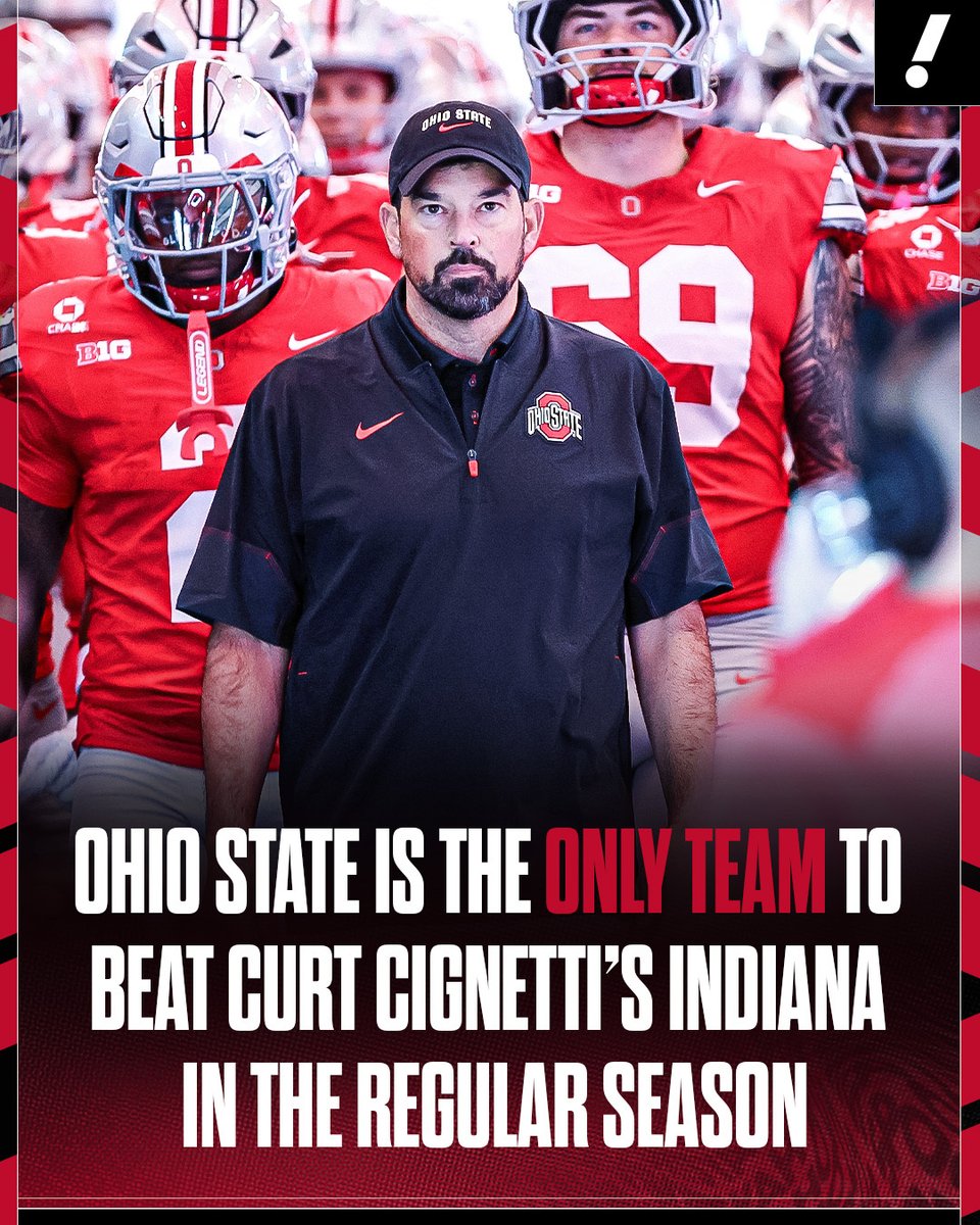 YahooSports's tweet photo. Ohio State has been Curt Cignetti's kryptonite in the regular season 🫣 https://t.co/IIEQbmxXrR
