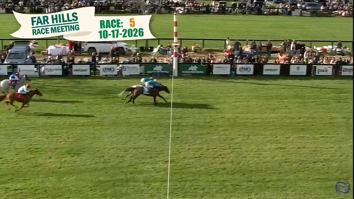 SportsNewsIRE's tweet photo. Western Fold (1/1) takes American Grand National at Far Hills @JumpingwithNSA @USASteeplechase for @jackkennedy15 and @gelliott_racing https://t.co/9pSCIQa2j4