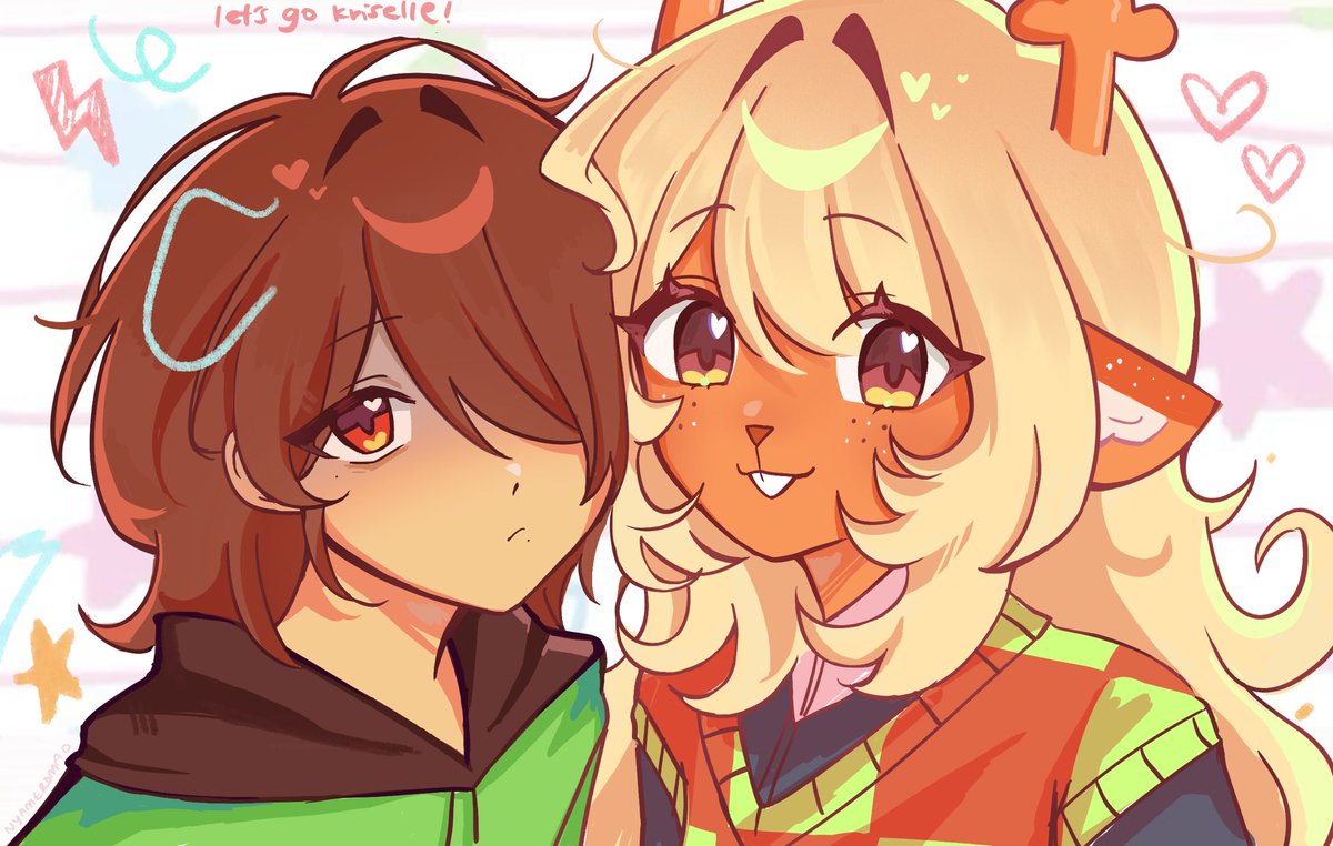 Nyamemaoo's tweet photo. Go my Kriselle! #kriselle #deltarune https://t.co/xkNvsopxyM