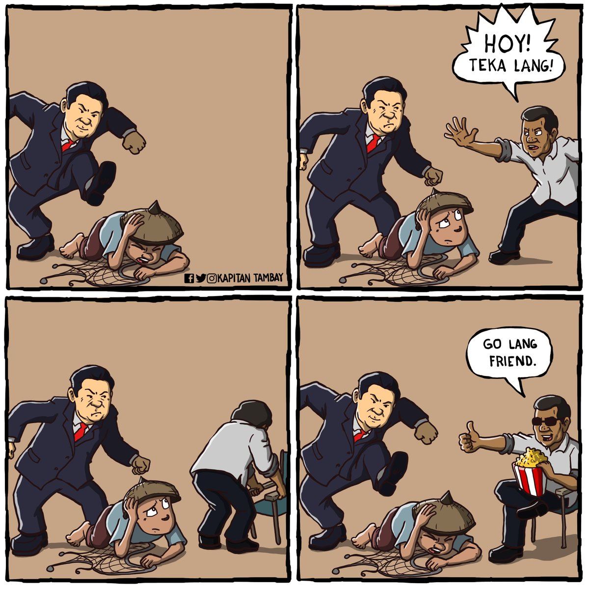 KapitanTambay's tweet photo. Habang fresh pa katrayduran ng anak, throwback tayo sa katrayduran ng ama. 📷
Comics circa 2021. #Remastered #Jetski https://t.co/2AEa1PkoFK