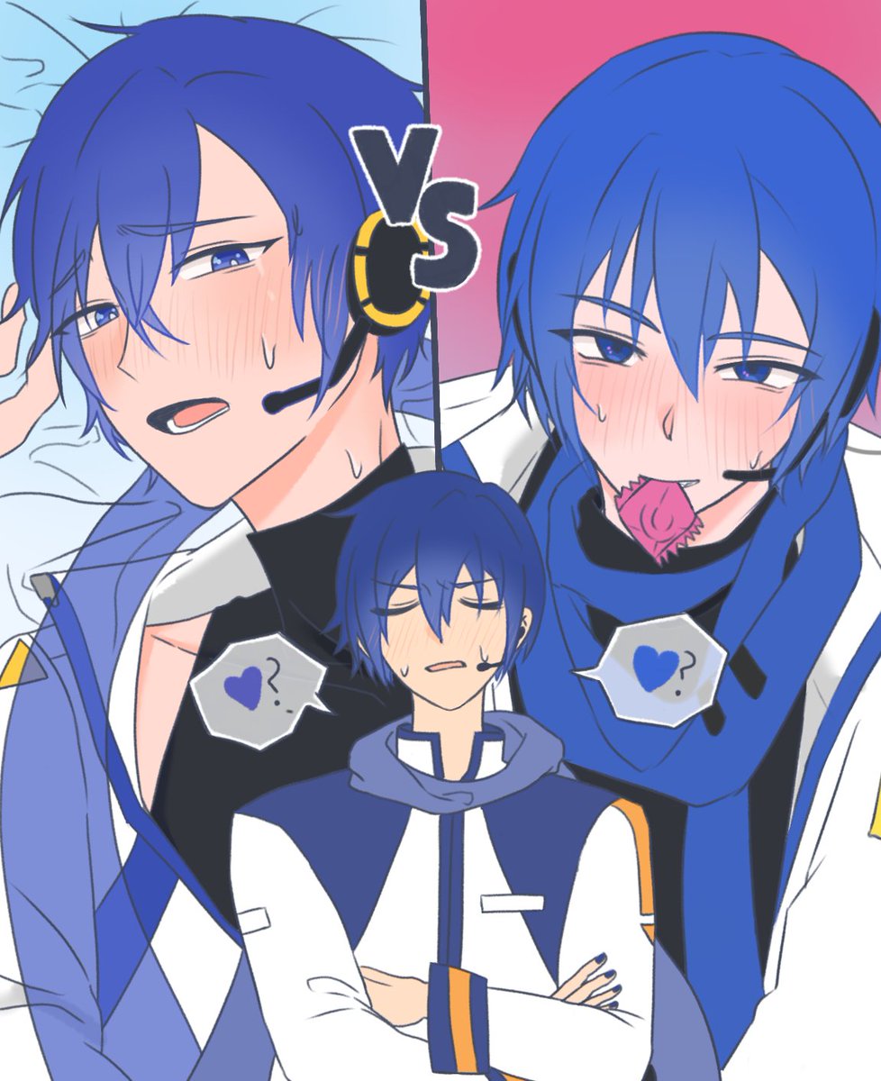 kanew__64's tweet photo. #KAITO

"どっちが好き?♡" https://t.co/BoBI6CJ1o3