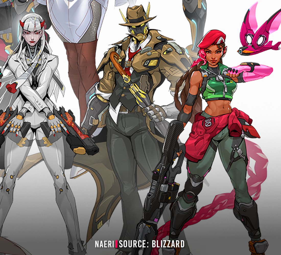 OverwatchNaeri's tweet photo. New #Overwatch Hero 55 Omnic Detective Role is a Support 🤖

According to the previous 2026 Spotlight and BlizzCon, this year's final Omnic Detective hero is scheduled to be released as a support 💉 https://t.co/b8lsSm2GVe