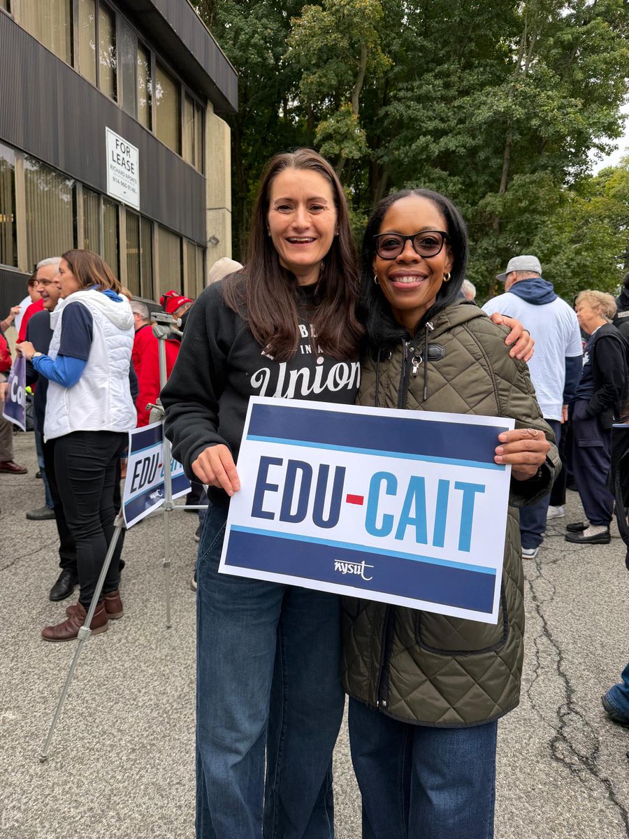 RitaJosephNYC's tweet photo. Incredible, energy filled morning in NY-17 supporting @CaitforNewYork alongside @1199SEIU, @NYHTC, @CWADistrict1, @32BJSEIU, @PSC_CUNY, @nynurses, and more! Cait Conley is the fighter we need to bring down costs for families and clean up Washington corruption. https://t.co/WDIBPwE93r