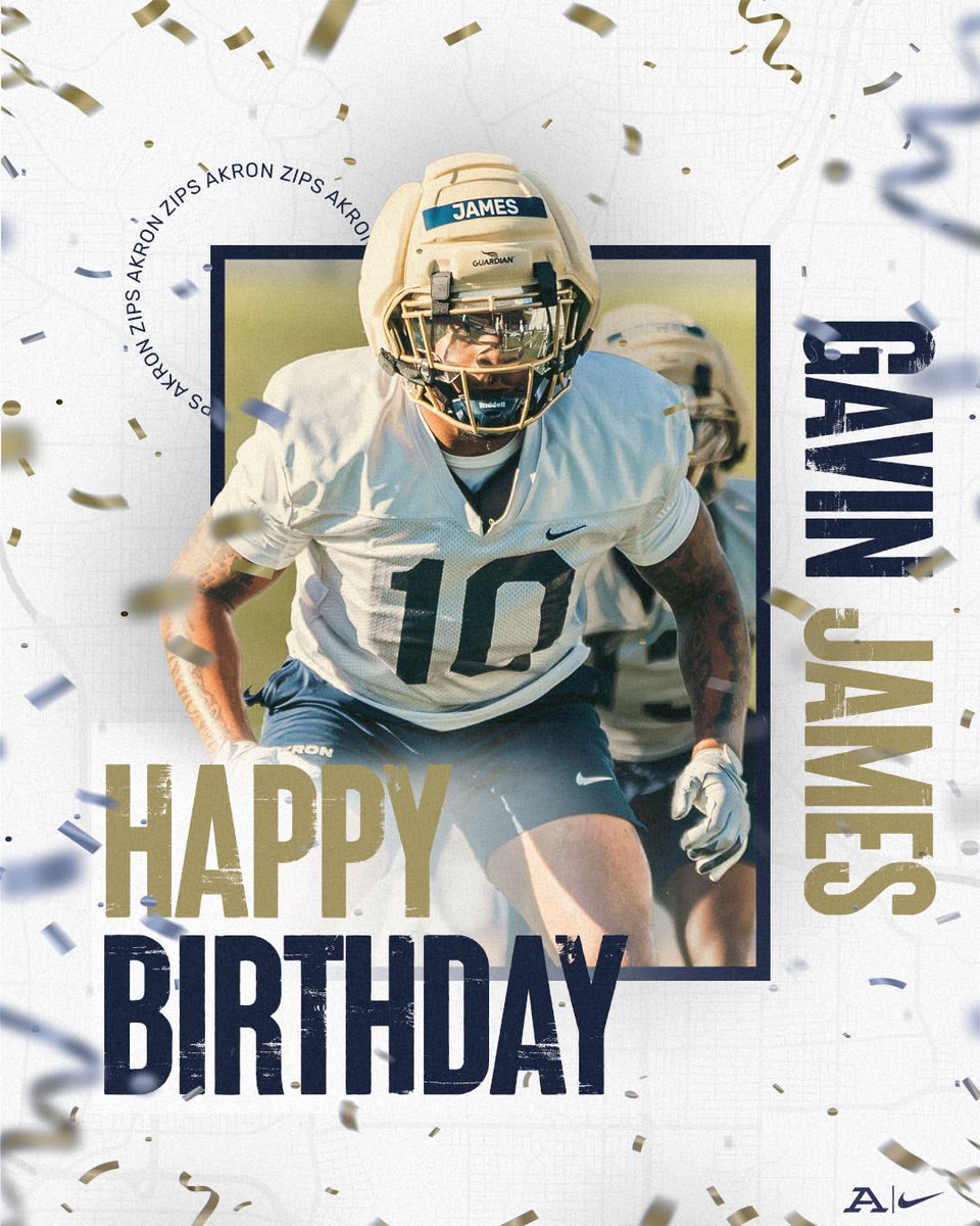 ZipsFB's tweet photo. Happy Birthday, @JamesGavin_10! 🎂🥳 https://t.co/M2Fhapefu0