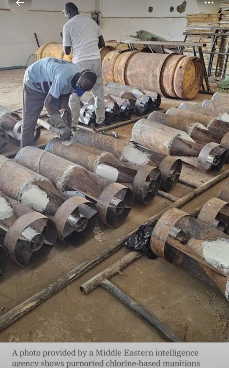 Widad_Ibrahim3's tweet photo. Serious evidence suggests that the Sudanese army still maintains a stockpile of chemical weapons and could resume chemical attacks at any time.

#sudan https://t.co/g4jiDk9mAy