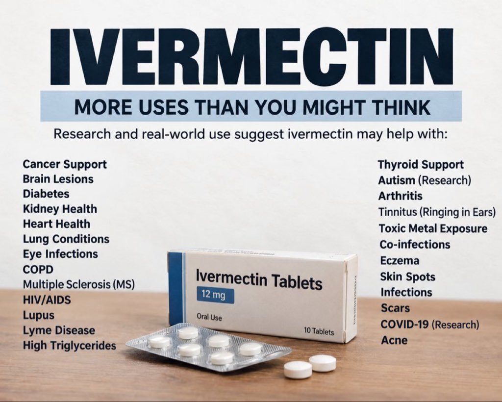 Chrisvance_md's tweet photo. I cured a patient with stage 4 Breast  cancer  using a personalized protocol.
This regimen include:
IVERMECTIN __ 48 mg for 3 days on 4 days off
Mebendazole _1800 mg
FENBENDAZOLE (444 mg)
DMSO 
CBD oil
Vitamin E
#Europe #joeroganhq #cancercure #Ivermectin https://t.co/E1YXdAxQbf