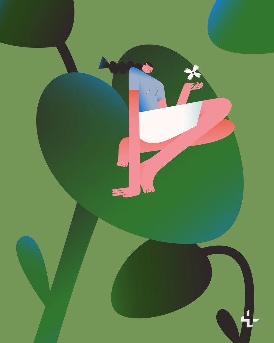 unsplash's tweet photo. This illustration by Risky Ming is nominated for the Illustration of 2026 Award. 🏆🎨 

Shortlisted by Beatriz Camaleão: “This illustration immediately stood out to me. I love the colour palette, the exaggerated scale of the plants, and the way the figure sits within the composition. There’s something playful, peaceful and slightly surreal about it that really drew me in. More than anything, it’s simply an image I enjoyed looking at and kept coming back to.”

Vote for this illustration at https://t.co/8vvTjwaniz.
