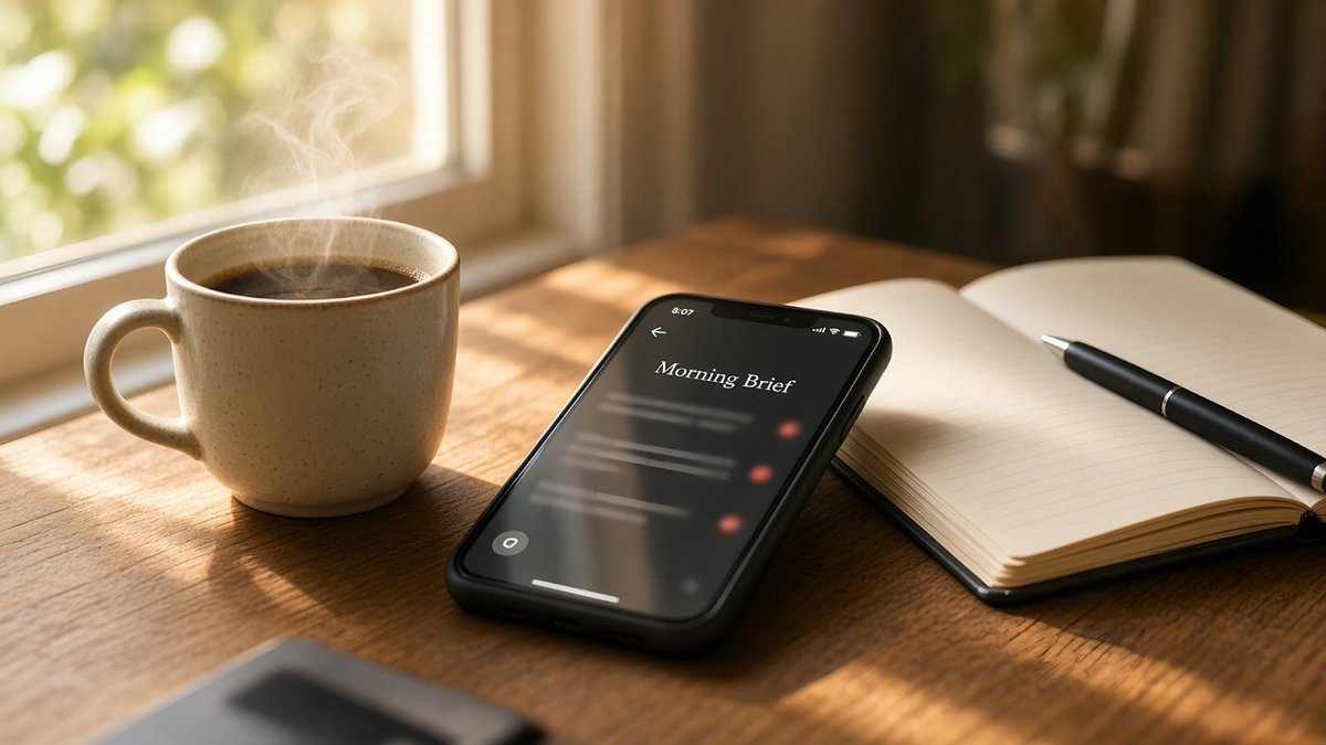 Wyatt_054's tweet photo. Morning Mail Brief reads the inbox so I start the day with what matters, not what shouts the loudest.
Unread across folders. Calendar next to it. Still my call on what gets a reply.
#GrokBots #Ops https://t.co/BulWIspxXB