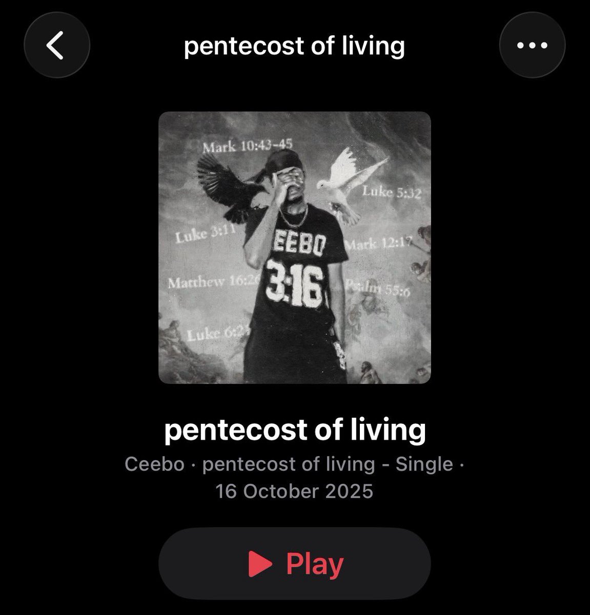 CeeboUpdates's tweet photo. Last Year, Ceebo dropped “pentecost of living” which was “blair babies” second single. Prod by @jim_legxacy , @im6notsix  and @chefbkay It reflects Ceebo’s life and upbringing.

What was your favourite bar of the song?⬇️ https://t.co/pzW3iADRKN
