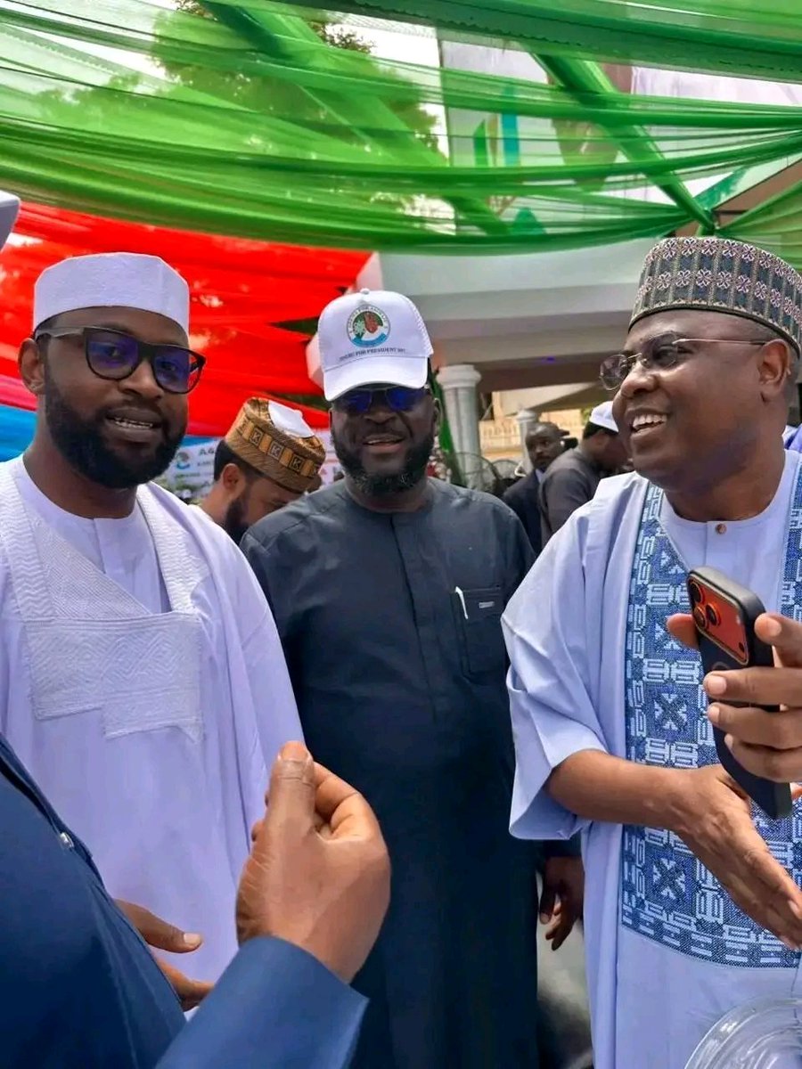IbrahimHmayo's tweet photo. AREWA 4 ASIWAJU: BUILDING A STRONGER MOVEMENT.

Leadership, unity, and strategic coordination remain the driving forces behind the AREWA 4 ASIWAJU movement.

Hon.  @therealnamdas, Deputy Coordinator, alongside the Secretary of the North-East Zone, @nahamman26  Adamawa state Coordinator at the official inauguration ceremony, demonstrating the movement's commitment to building a formidable structure capable of mobilizing support across the region.

Together, we are strengthening our foundation and advancing our shared political vision.

One Movement. One Mission. One Commitment. AREWA 4 ASIWAJU

#Arewa4Asiwaju #A4A #AsiwajuSauBiyu #NorthEastZone