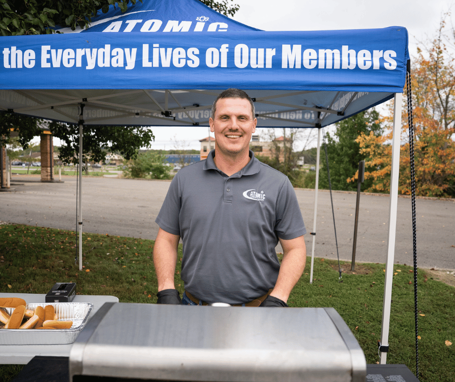 Atomic_CU's tweet photo. We loved serving our members at yesterday’s Member Appreciation Day at our Jackson branch! ❤️ Thank you for being part of our Atomic family. We’re grateful for each and every one of you! #ACU4U https://t.co/uKfpP5V4Br