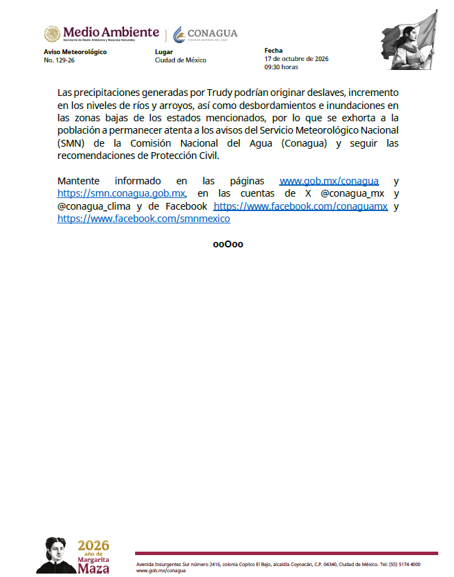 conagua_mx tweet picture