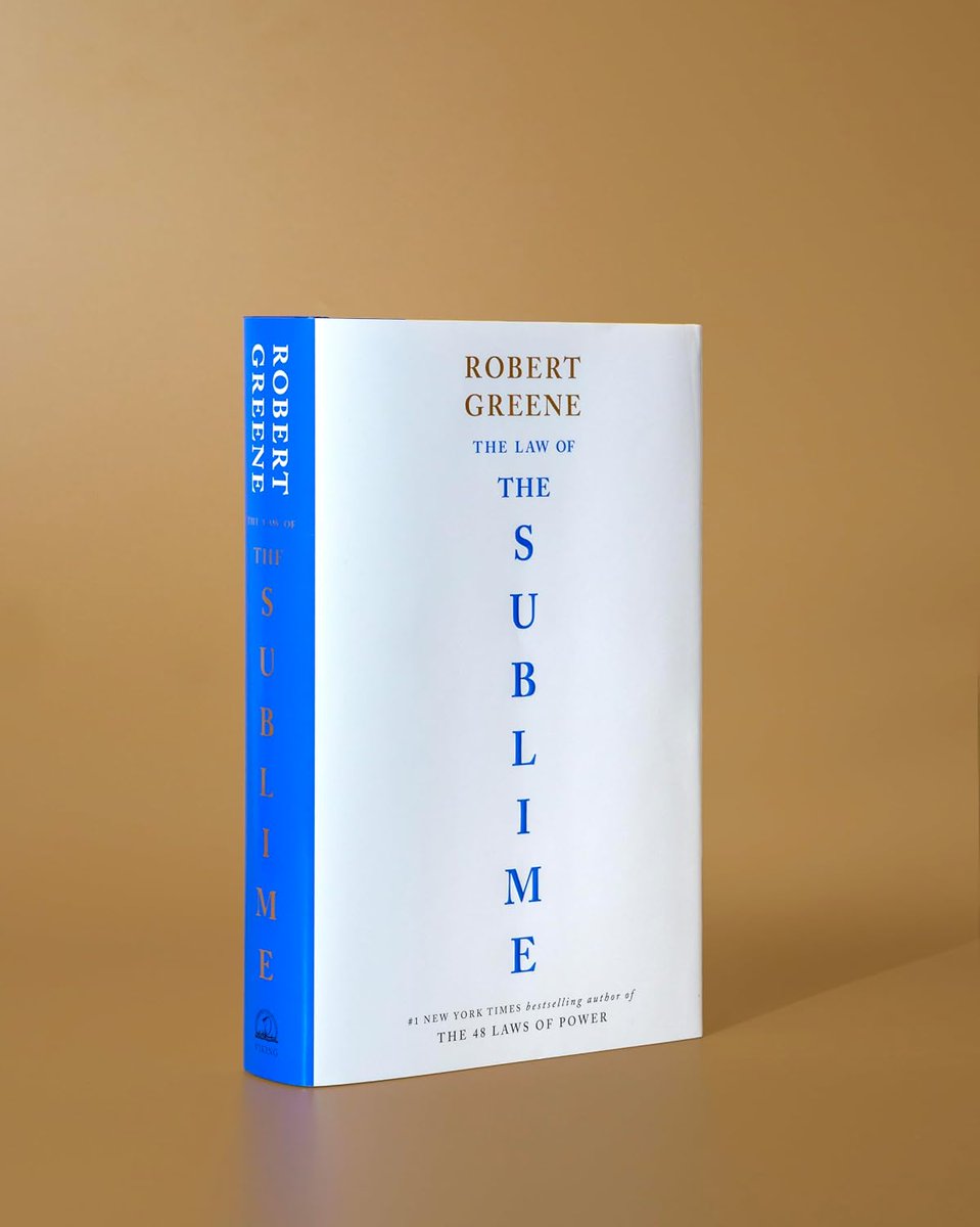 RobertGreene's tweet photo. 25 days until my new book, The Law of the Sublime, hits bookstores.

Pre-order your copy today: https://t.co/kE2jlXBiqg https://t.co/IOcOQNYwa4