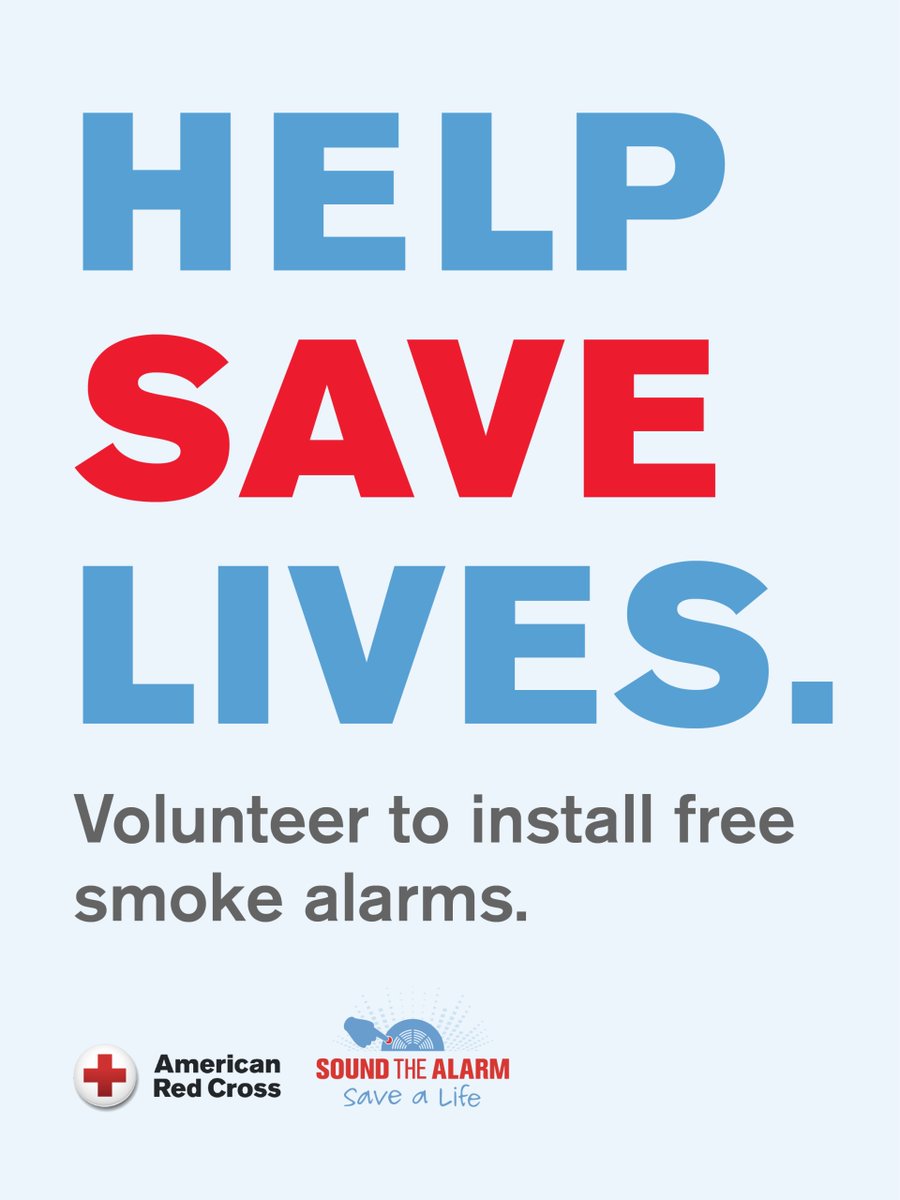 COWYRedCross's tweet photo. Join the Red Cross of Southern Colorado next Saturday, Oct. 24, from 10 a.m.-1 p.m. to install free smoke alarms in Pueblo's East Side neighborhood! No experience is necessary to volunteer and help make homes safer.

More info: https://t.co/I9kyczAXWk https://t.co/yDKKR1zCSi