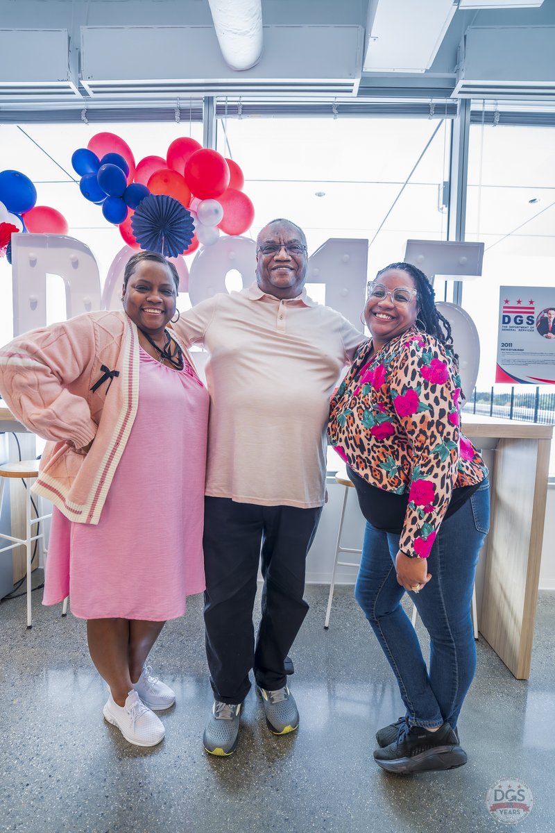 DCDGS's tweet photo. Our agency stands in solidarity this #BreastCancerAwarenessMonth, as we proudly wear pink to show our support for all advocates, supporters, and especially our survivors. We see you and appreciate you. We are proud to honor survivors, remember loved ones lost, and advance screening & education efforts that save lives💗