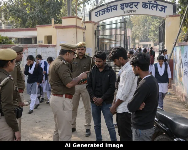 HathrasDigital's tweet photo. हाथरस में एंटी रोमियो टीम की बड़ी कार्रवाई। इंटर कॉलेज के पास छात्राओं पर अश्लील कमेंट करने के आरोप में 3 युवक गिरफ्तार। बीएनएस की धारा 296 में मुकदमा दर्ज।
#Hathras #HathrasNews #UPPolice
@hathraspolice @Uppolice @dgpup @rangealigarh @dm_hathras @UPGovt @CMOfficeUP @myogiadityanath