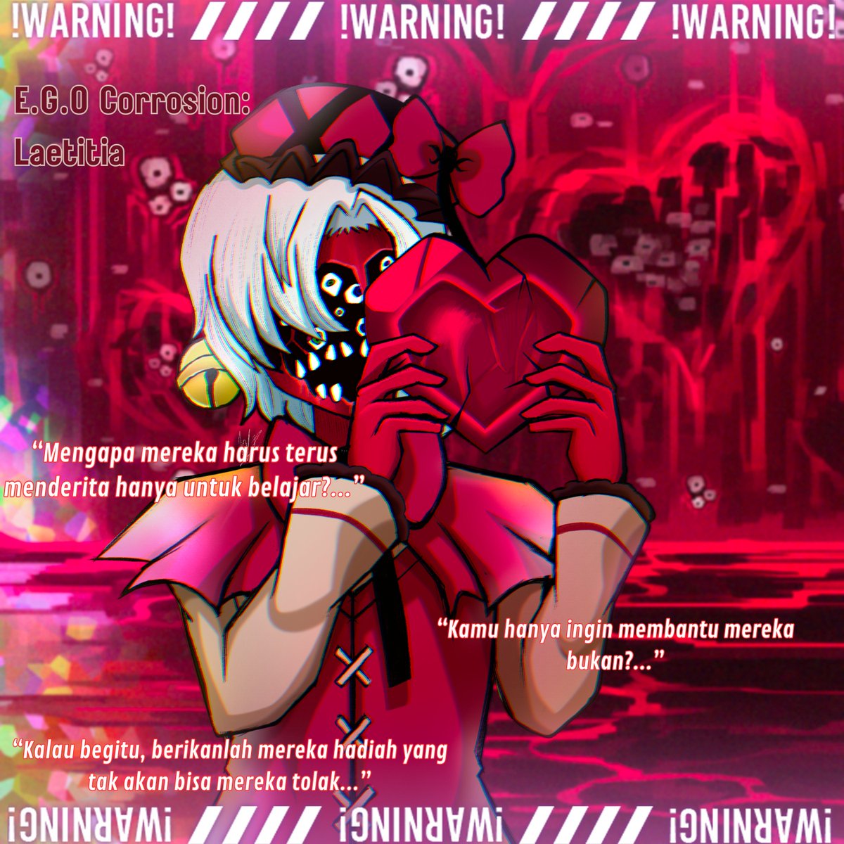 handogabutzart's tweet photo. Lobotomy Corporation (CORROSION) Part 1/2
.
A corrosion version for each characters
.
#fuyumillust
#fuyumicelestia
#fuyusagi
#fanart 
#Vtuber 
#lobotomy_corporation https://t.co/DjZjMj4qvK