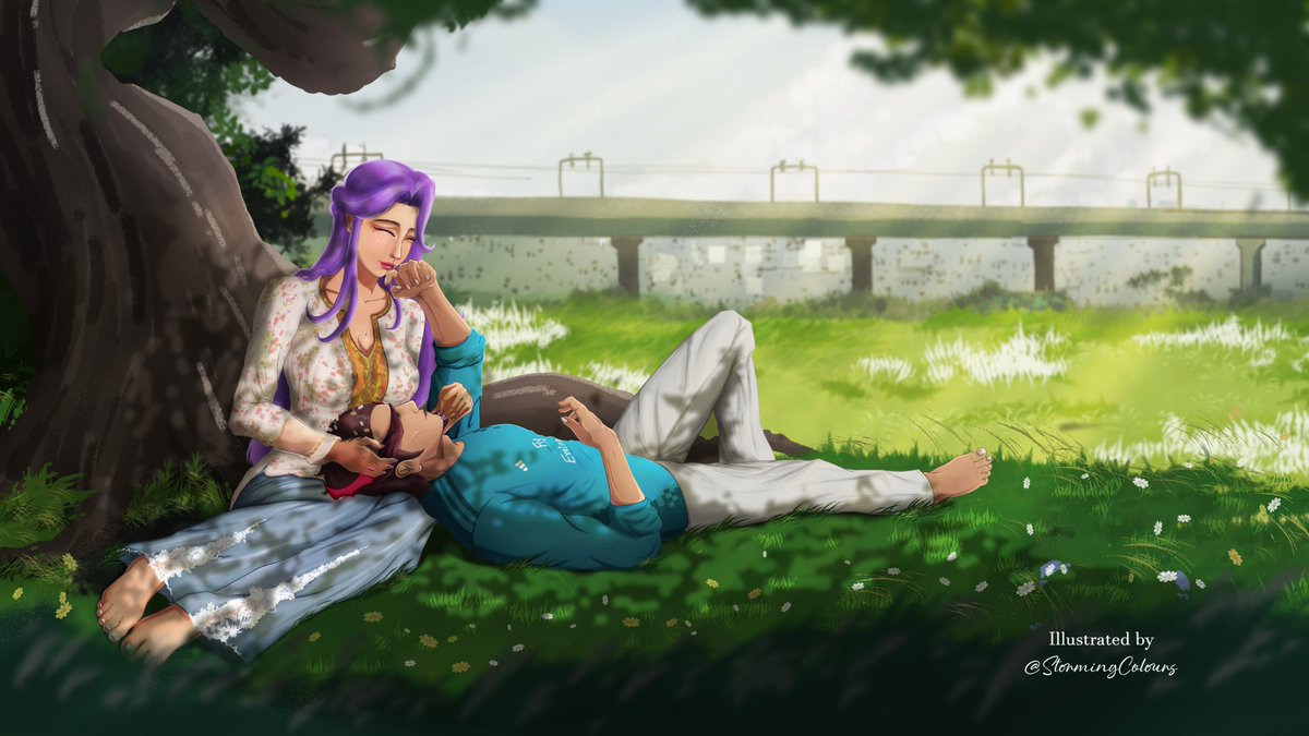 NShaium's tweet photo. Here's another one for my cuties 🙈✨🤭

#yuyi #mlbbfanart #luoyi #yuzhong https://t.co/adTW68CQ01