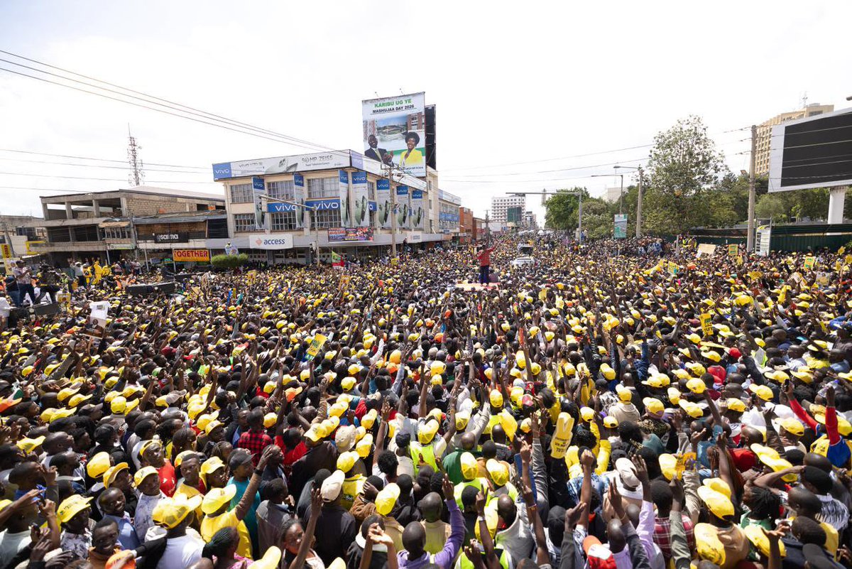 MusaliaMudavadi's tweet photo. The City of Champions knows how to show up! Eldoret, your energy, warmth and incredible turnout made for a memorable final stop on today's tour. 👏🏾

Together with H.E. President @WilliamsRuto , we reaffirmed our commitment to a united Kenya, where development creates jobs, empowers young people and gives every community a fair chance to prosper.

As we look towards the 2027 General Elections, I urge all Kenyans to reject division, embrace peaceful political engagement and safeguard our democracy through free, fair, transparent and credible elections.