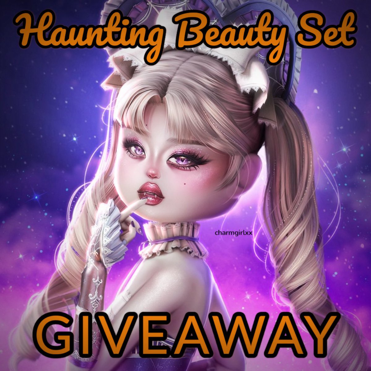 charmgirlxx's tweet photo. 🎃HAUNTING BEAUTY GIVEAWAY!🎃 ⬇️⬇️ 

how to enter; 
simply subscribe to my YT (link below), follow me here, &amp; repost! 

comment down below when you’re done! there will be 4 winners &amp; this will end on Oct 23rd! 🚨 

#dresstoimpress #dti #giveaway #roblox https://t.co/q5Uee5j48O