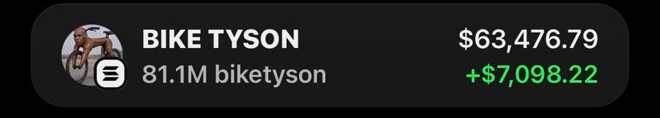 SOLANAMAST9's tweet photo. 🚀 $BIKETYSON is skyrocketing! Printing gains in my alpha TG! 💰🔥

👀 Join my Telegram and catch the next move! 🚀💎

CA: CbyTNf7UPzvewHh4Zp6umogM2RWahhmGRJWLJnPwpump https://t.co/2cpVpfAI00