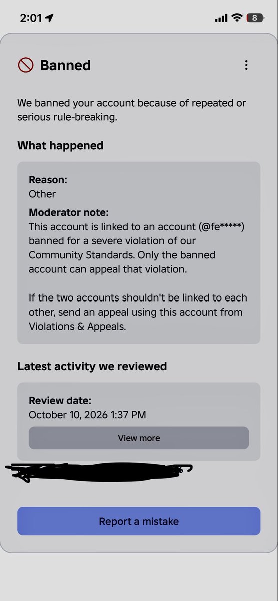 r6qzii's tweet photo. For everyone who’s banned in the linked account ban wave post your ban here let’s get this out to @Roblox @KreekCraft @Roblox_RTC I also want to post my banned wave on my account (r6qzi) I was false banned along with my siblings and I keep getting same message https://t.co/uJx9xs3jup