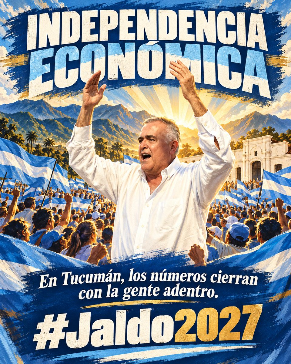 Jaldo2027's tweet photo. Jaldo sostiene las 3 banderas justicialistas
Lealtad con Tucumán
#Jaldo2027 https://t.co/Ium1kH1fMy