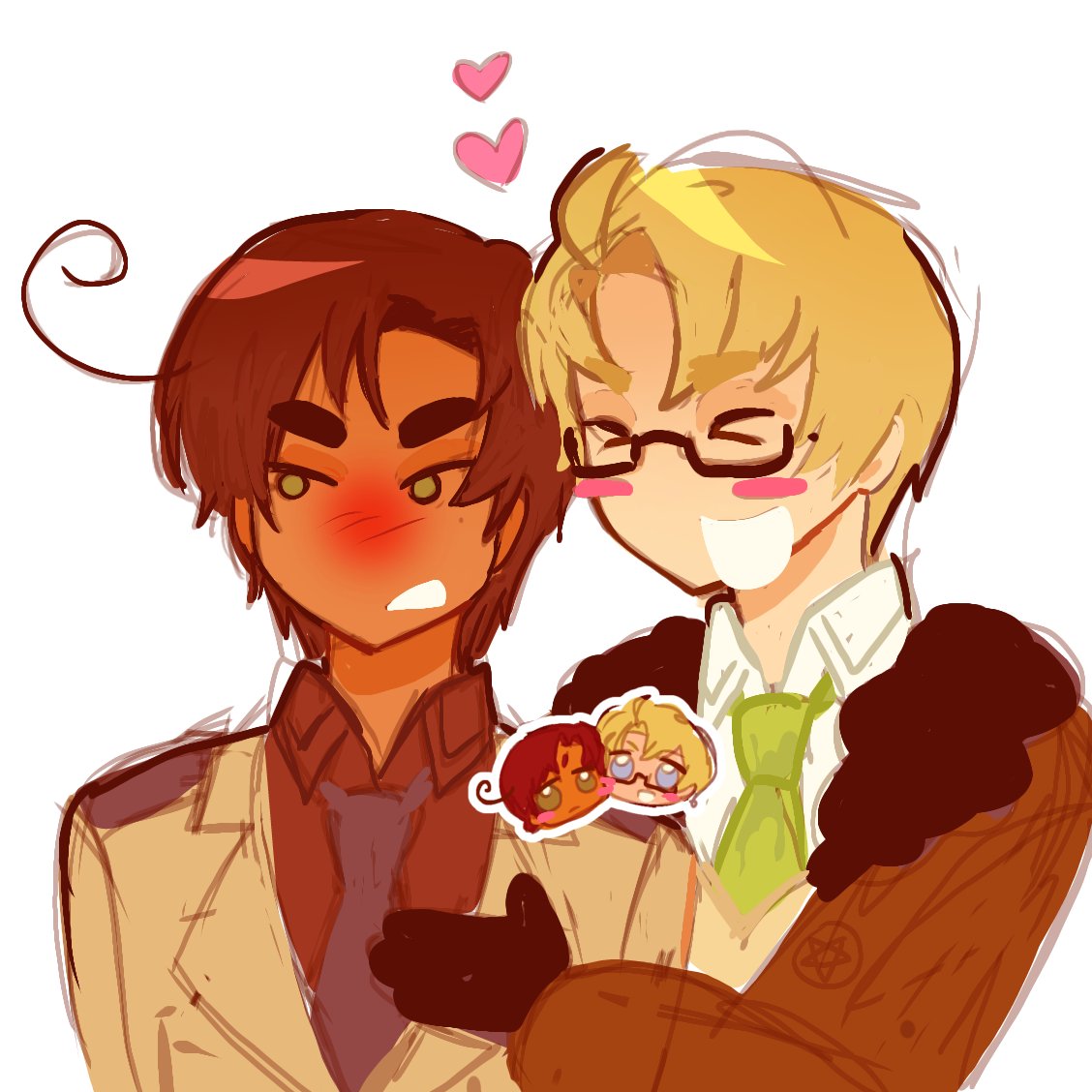 MAFIADELDOBLAjE's tweet photo. #hetalia #romerica https://t.co/PreYCsb9bz