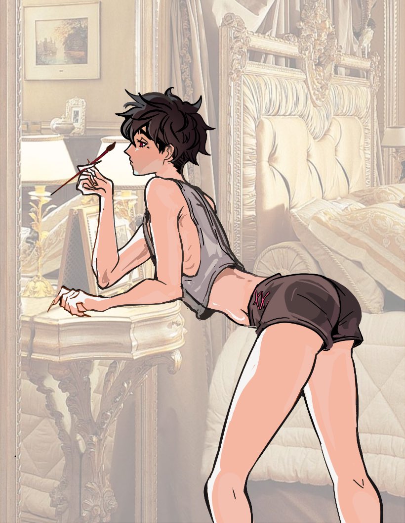 ninaety's tweet photo. oc redraw (stolas pose) https://t.co/G4o65MXIW7
