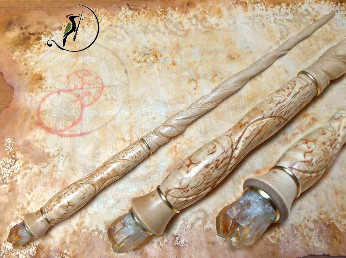 crazywoodworm85's tweet photo. WOOD MAGIC WAND #BIRCH #MAPLE https://t.co/mIaXuMNjzo #wicca #wiccan #witch #strega #witchcraft #magic #magicwand #wizard #cosplay #baguettemagique #zauberstab #varitamagica #bacchettamagica #woodworking #wand #wands #wand #witchery #spell #magicwands #darkart #harrypotter https://t.co/sEdwXbddIA