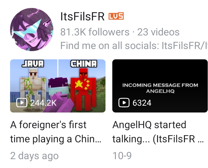 ItsFils's tweet photo. I finally come back to BiliBili and immediately hit 80k 😅
Ty guys sm for all the global love ❤️ https://t.co/TEKHP2VIZu