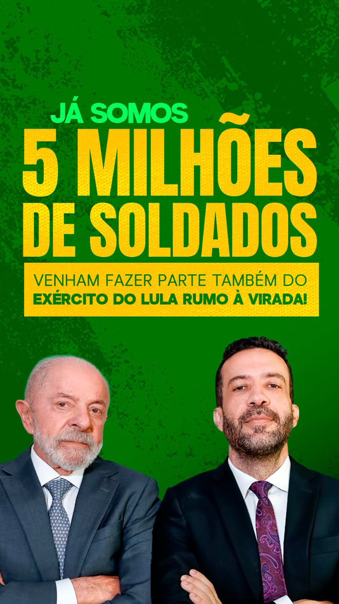 itsluizacastro's tweet photo. #Somos5MilhoesDeSoldadosDoLula https://t.co/s01COwqcxk