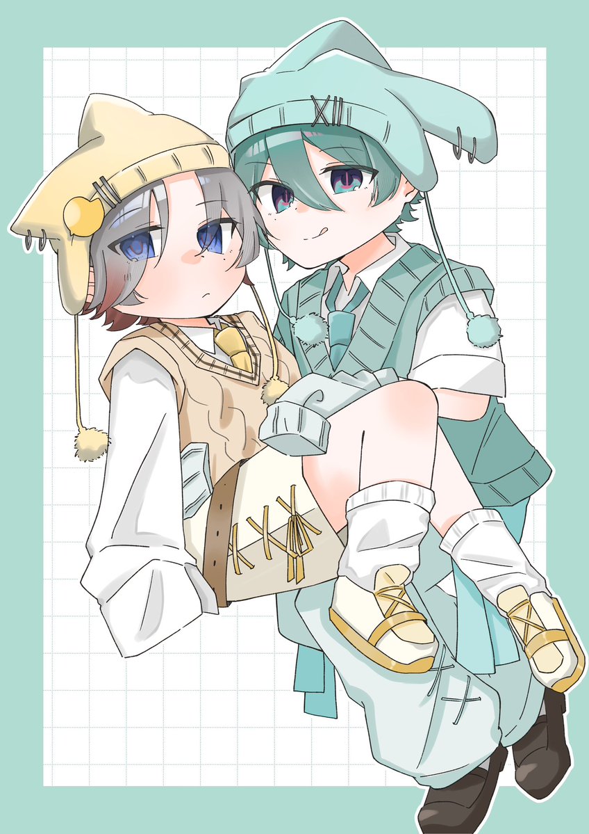 l_ovo_ch's tweet photo. ロエイル 🐰🐱 https://t.co/u2V7Kua473