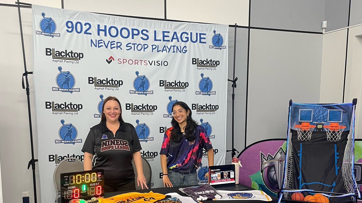 902Hoops's tweet photo. Never stop playing π
Thanks to everyone who stopped by the 902 Hoops League booth at the Ageing Your Way Expo. Basketball is for every age.
Play. Volunteer. Cheer.
Questions? Email info@902hoops.ca
#902HoopsLeague #HalifaxBasketball #NeverStopPlaying https://t.co/SwDYqn5WIT