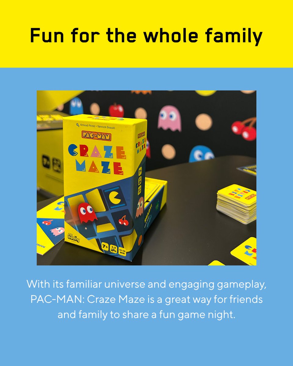 NoLoadingGames_'s tweet photo. Don’t miss your chance to try PAC-MAN: Craze Maze at SPIEL Essen! 

Here are 3 reasons why you should give it a go 🎮

📍 Find us at Hall 4, Booth 4K400! https://t.co/HWmSE5pGEX