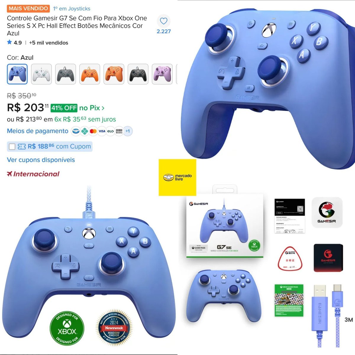ismaGTA6's tweet photo. Está precisando de um controle novo para jogar GTA 6 ou outros jogos, aqui está uma ótima opção e com um baita preço 👀

Quer me ajudar e ajudar o perfil se for fazer a compra, basta clicar no link a baixo!

https://t.co/rFJAWYYqQt

#GTA #GTAVI #GTA6 https://t.co/aV1EXP0Ycp
